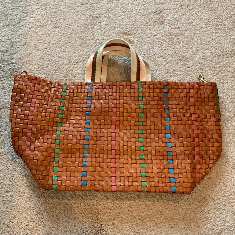 Clare V. Bateau Woven Tote Bag